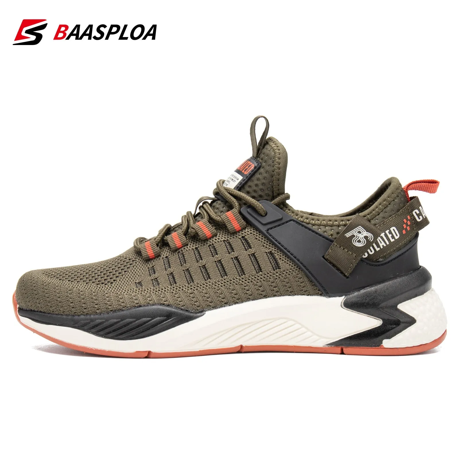 Men Running Shoes Non-slip Shock Absorption Sneaker Lightweight Tennis Shoe Breathable Casual Shoes