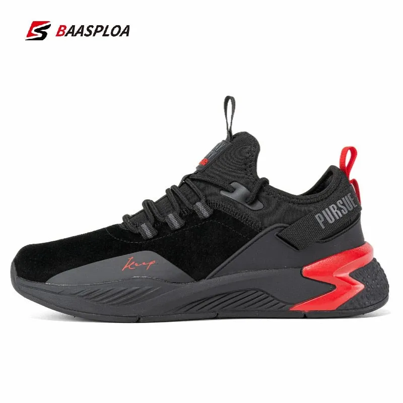 Men Running Shoes Non-slip Shock Absorption Sneaker Lightweight Tennis Shoe Breathable Casual Shoes