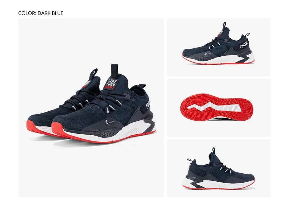 Men Running Shoes Non-slip Shock Absorption Sneaker Lightweight Tennis Shoe Breathable Casual Shoes