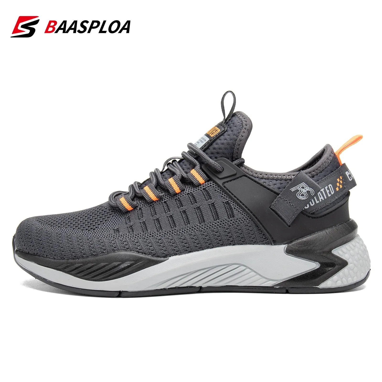 Men Running Shoes Non-slip Shock Absorption Sneaker Lightweight Tennis Shoe Breathable Casual Shoes