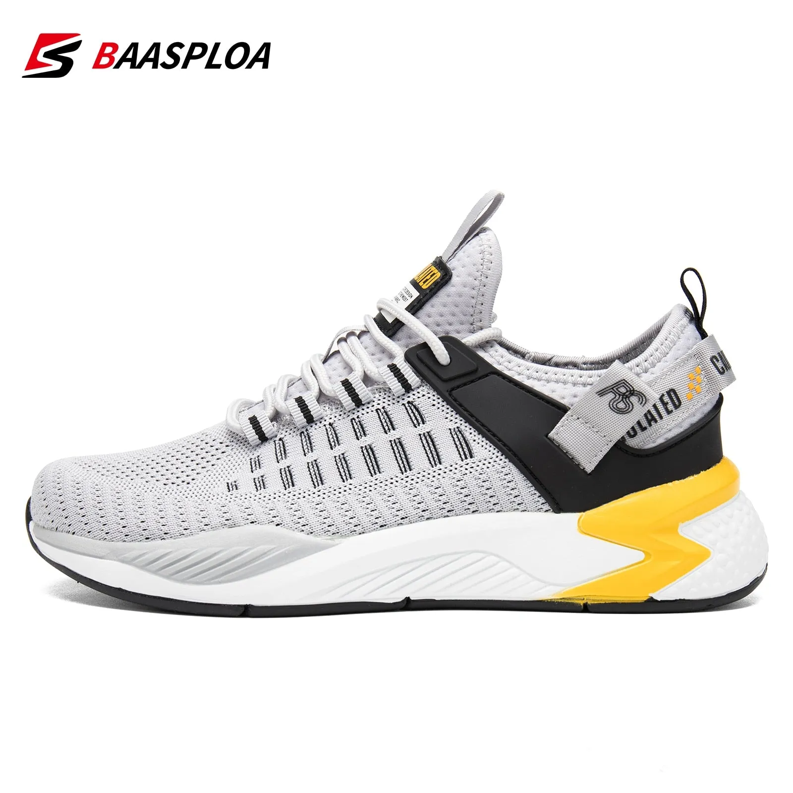 Men Running Shoes Non-slip Shock Absorption Sneaker Lightweight Tennis Shoe Breathable Casual Shoes