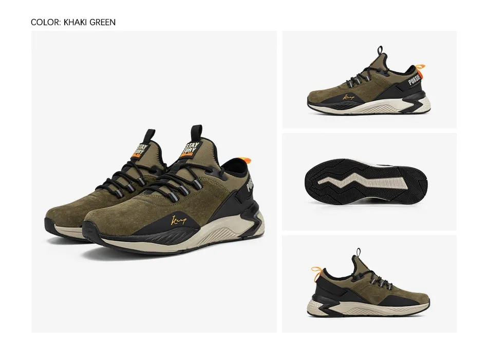 Men Running Shoes Non-slip Shock Absorption Sneaker Lightweight Tennis Shoe Breathable Casual Shoes