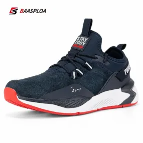 Men Running Shoes Non-slip Shock Absorption Sneaker Lightweight Tennis Shoe Breathable Casual Shoes