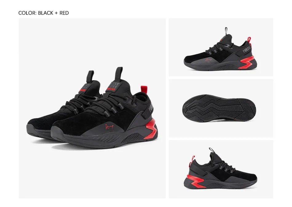 Men Running Shoes Non-slip Shock Absorption Sneaker Lightweight Tennis Shoe Breathable Casual Shoes
