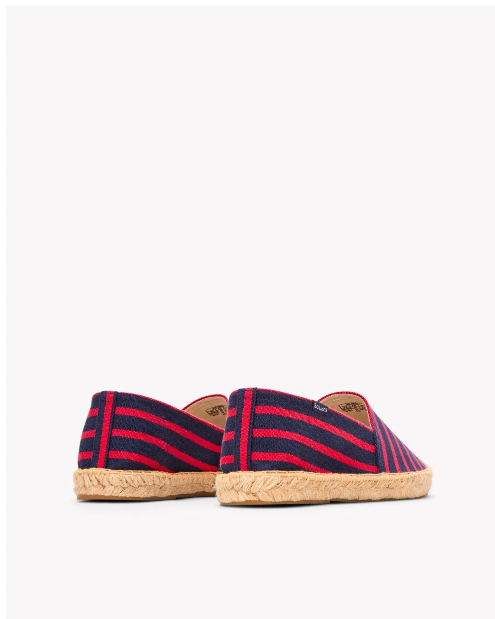 Mens_Espadrilles_The Original_Woven Stripes_Classic - Dark Navy - Red