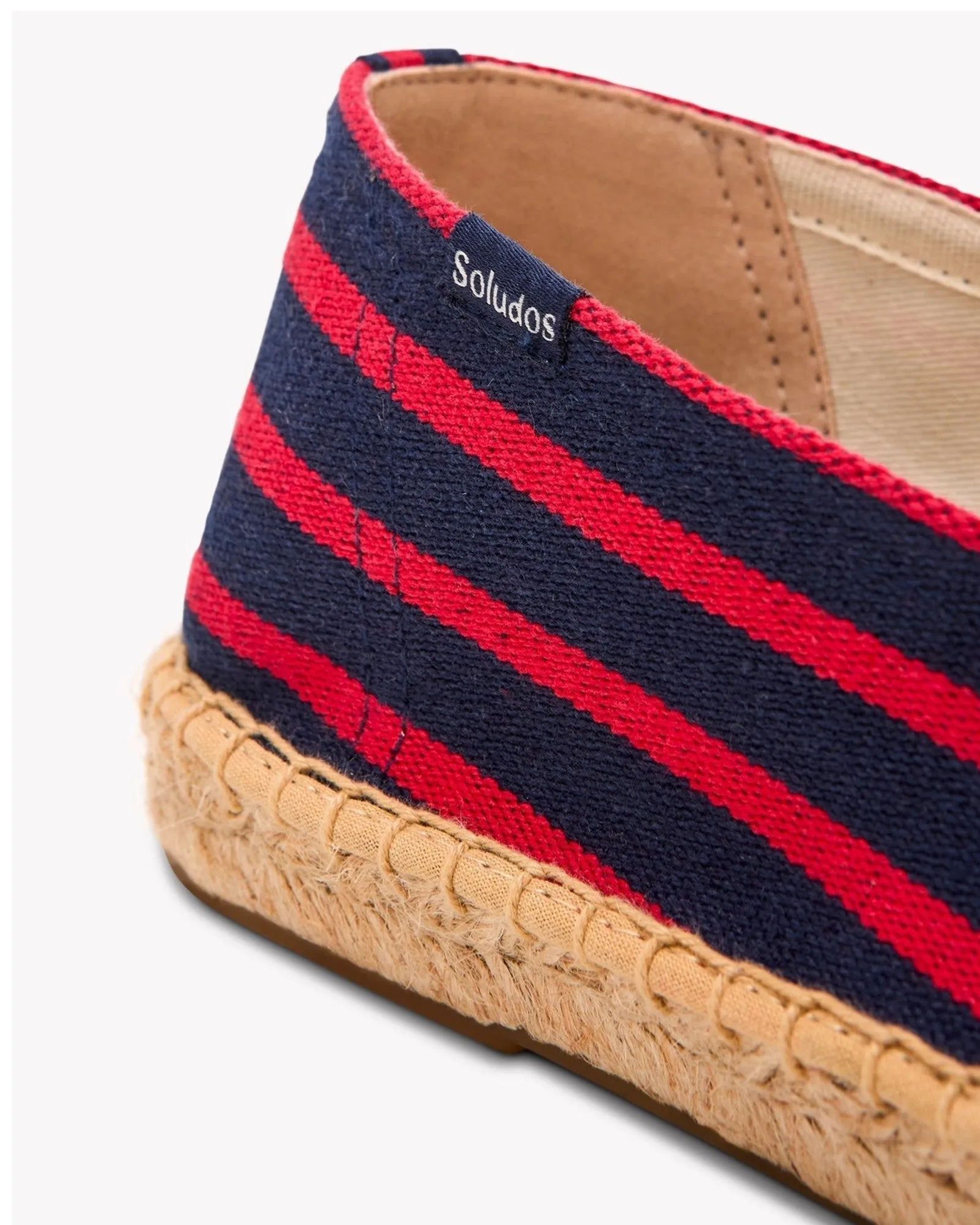 Mens_Espadrilles_The Original_Woven Stripes_Classic - Dark Navy - Red