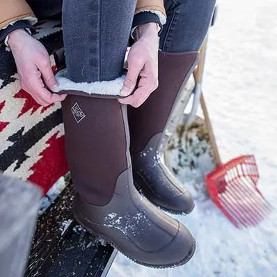Muck Ladies Hale Brown With Fleece Lining Waterproof Boots HAWF-900