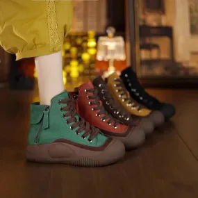 Multicolor Women's Casual Ankle Boots - Alexa