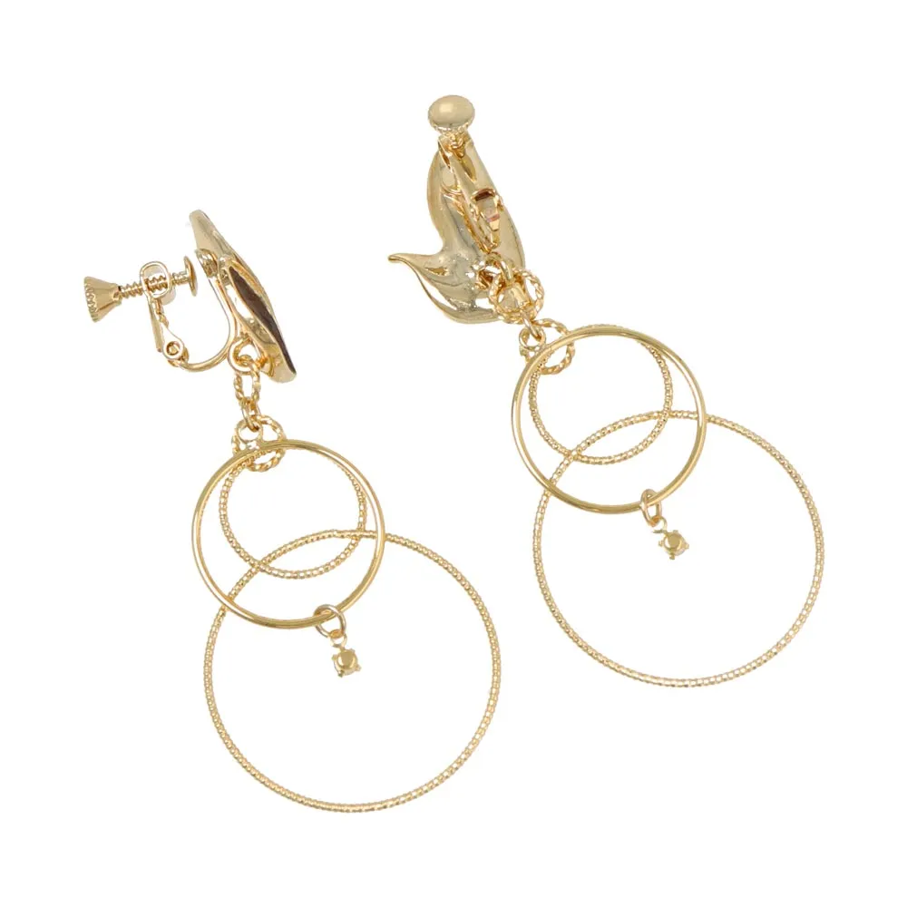 Multiple Hoop Drop Clip Ons