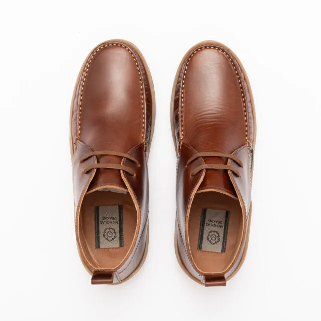 Nicholas Deakins Landon Boots Brown Leather