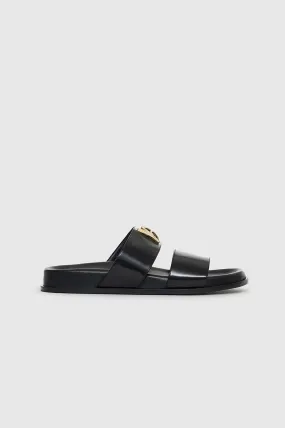 Parker Slides Monogram in High Shine Black