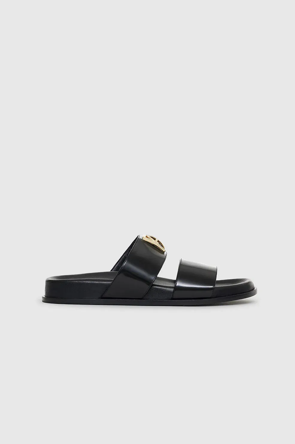 Parker Slides Monogram in High Shine Black