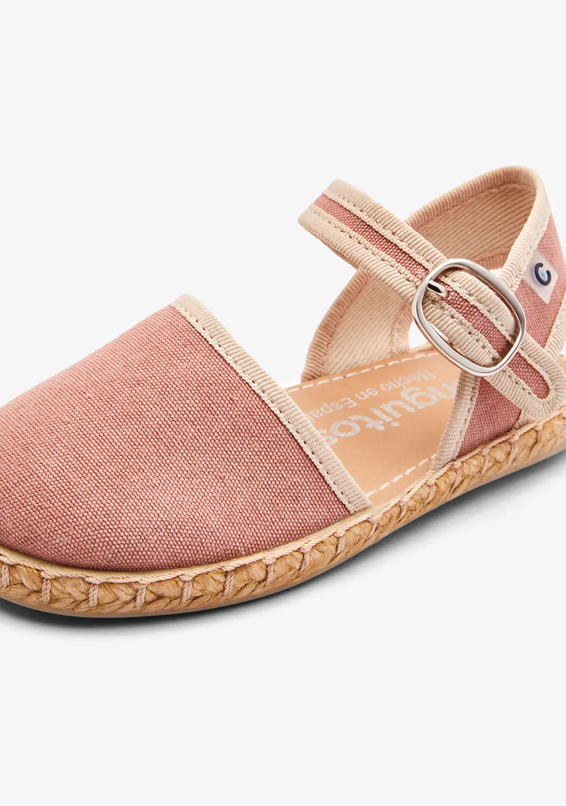 Pink Maltinto Buckle Espadrilles