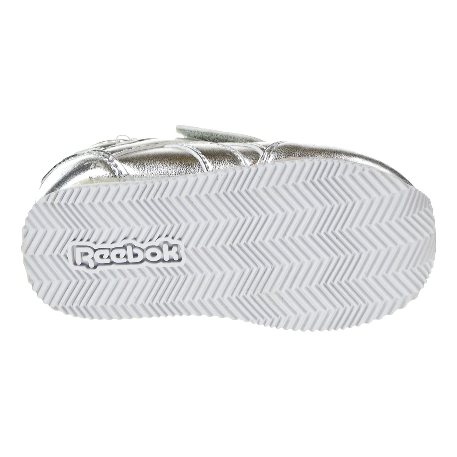 Reebok Royal Classic Toddler's Jogger 2.0 KC Shoes Silver Metallic/White