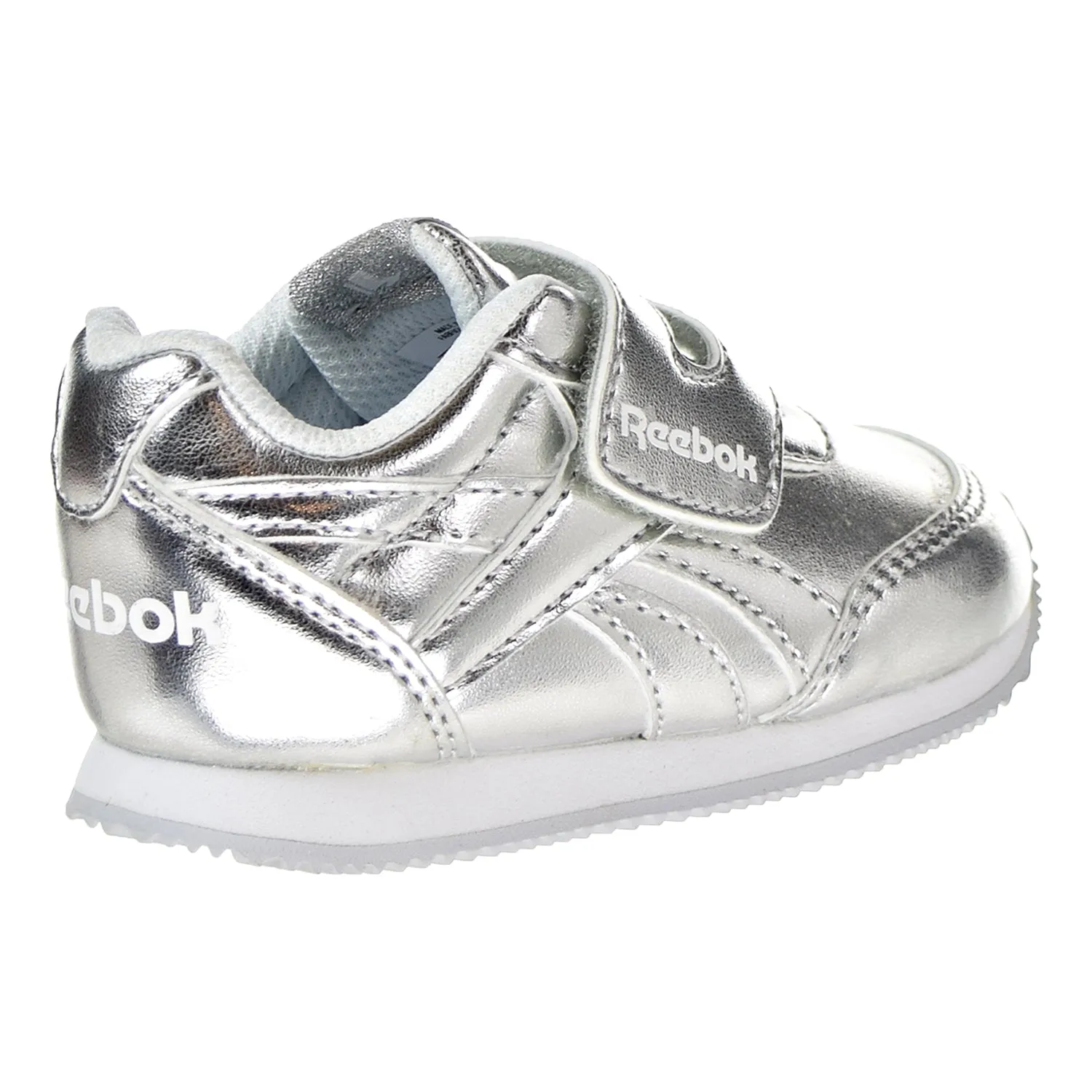 Reebok Royal Classic Toddler's Jogger 2.0 KC Shoes Silver Metallic/White