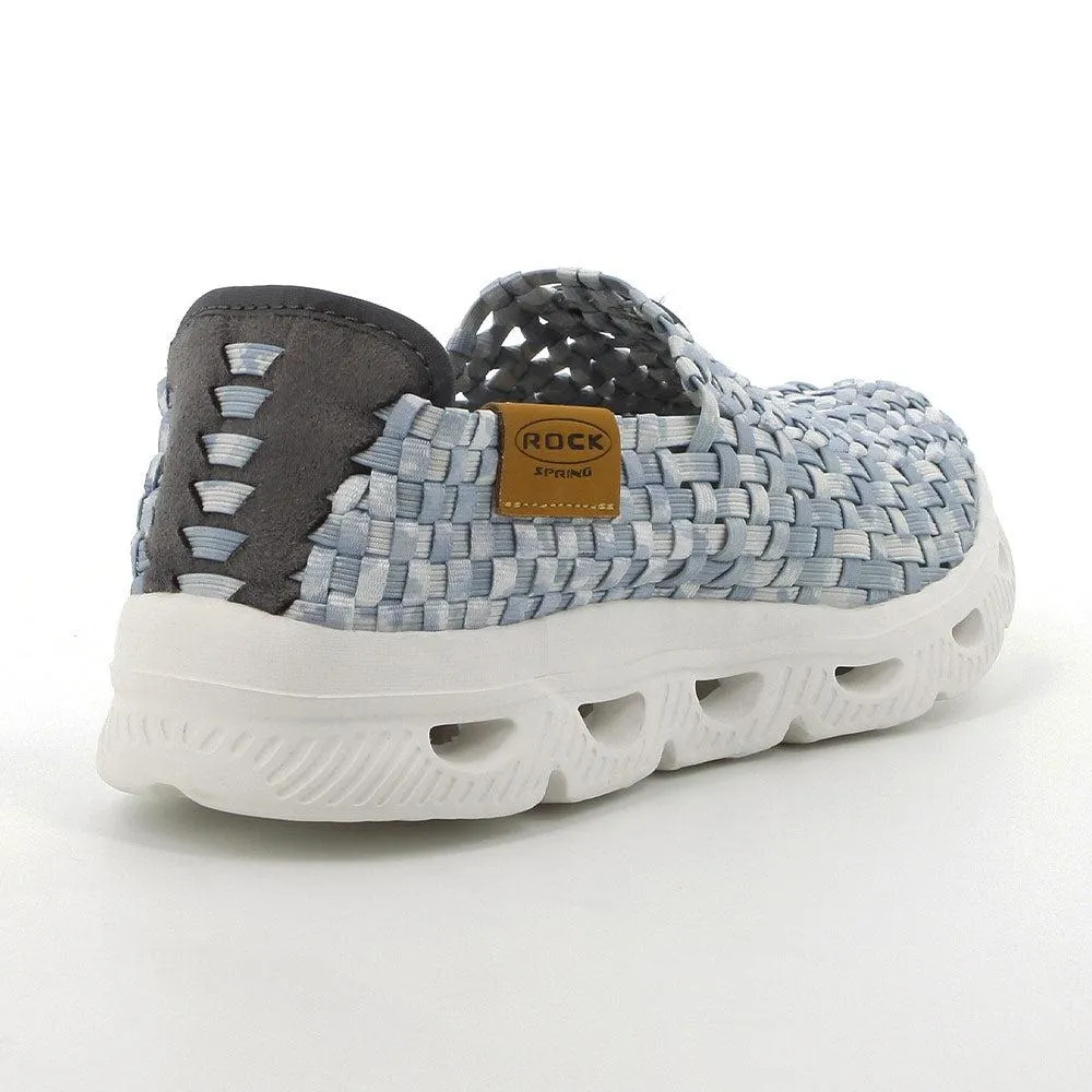Rock Spring South Island Woven Slip On - Blue-Grey