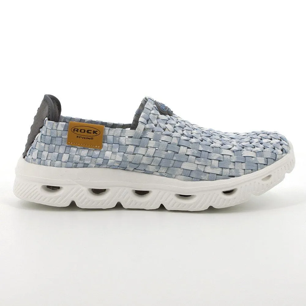 Rock Spring South Island Woven Slip On - Blue-Grey