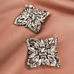 Shoe Clip Lago Square crystal
