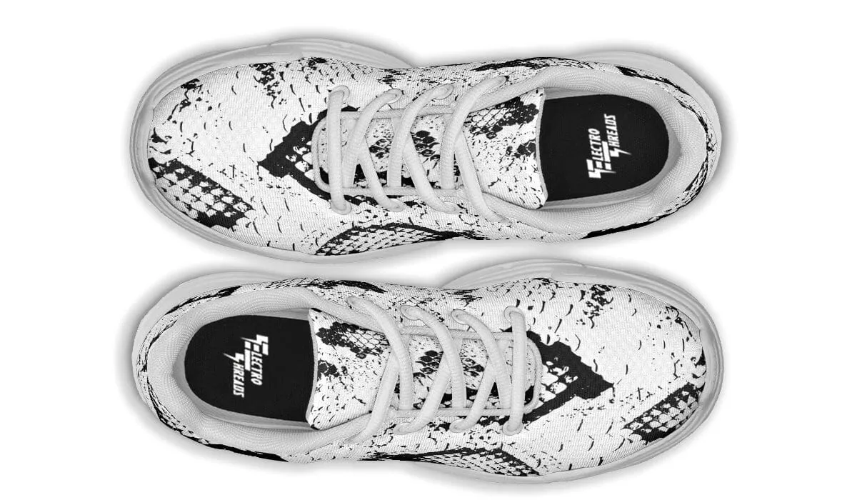 Snake Skin Chunky Shoes
