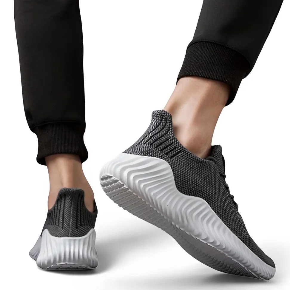 SooFeet Men Orthopedic Shoes Breathable Mesh Lightweight Fashion Big Shoes