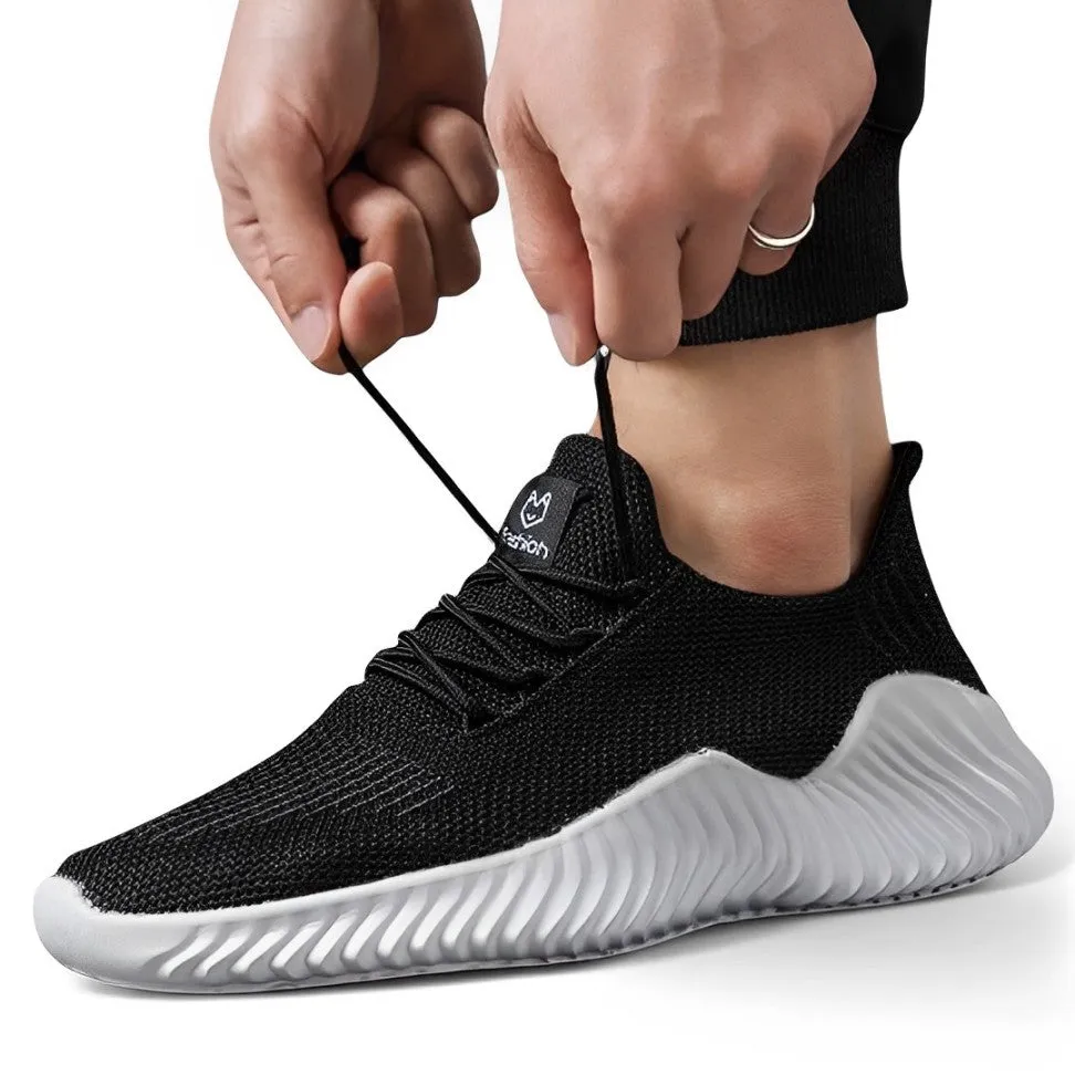 SooFeet Men Orthopedic Shoes Breathable Mesh Lightweight Fashion Big Shoes