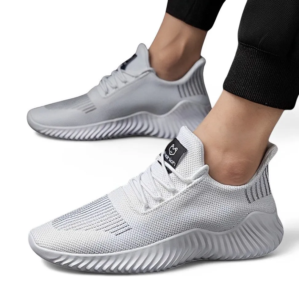 SooFeet Men Orthopedic Shoes Breathable Mesh Lightweight Fashion Big Shoes