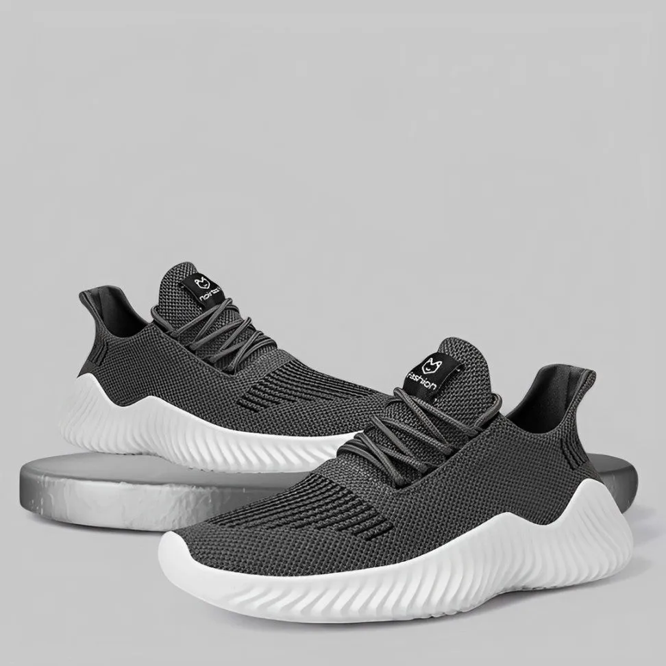 SooFeet Men Orthopedic Shoes Breathable Mesh Lightweight Fashion Big Shoes