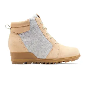 Sorel Evie Lace Wedge Ankle Boot (Women) - Ceramic/Natural