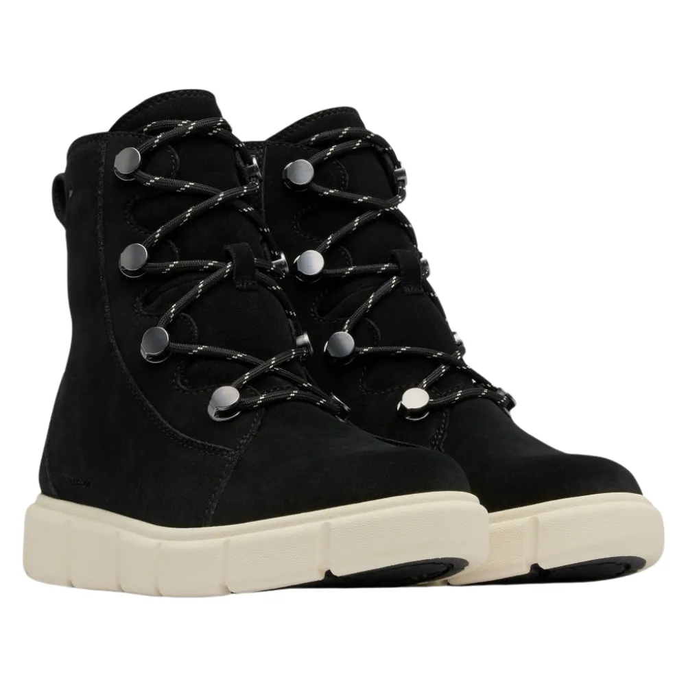 Sorel Explorer III Joan Black/Chalk Waterproof Boot (Women's)