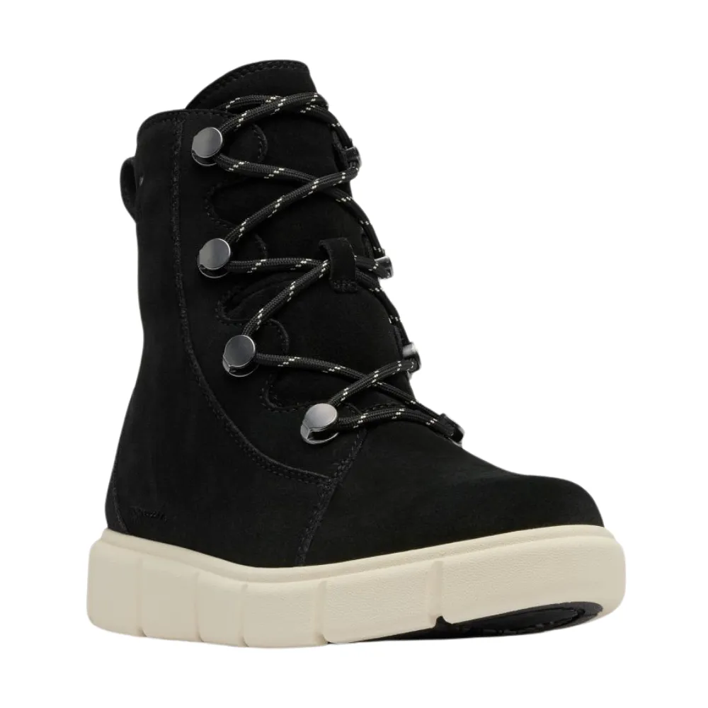 Sorel Explorer III Joan Black/Chalk Waterproof Boot (Women's)