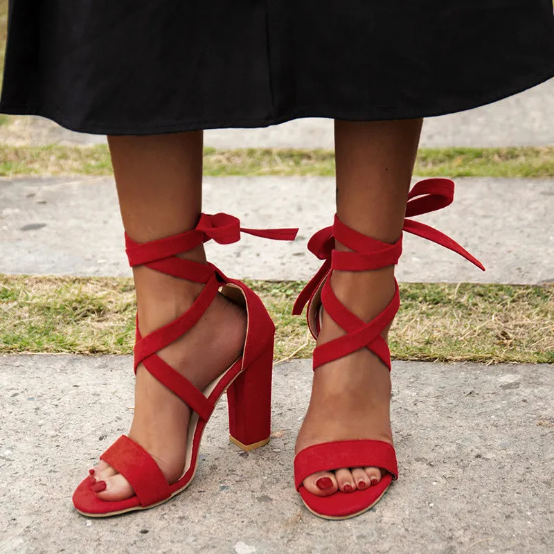 Step Out In Style Block Heels