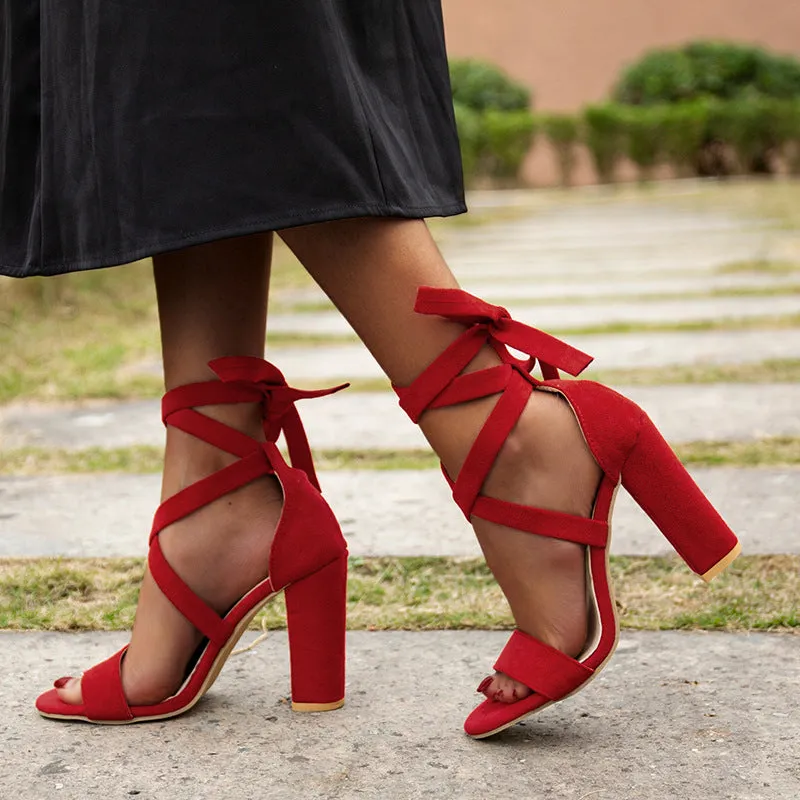 Step Out In Style Block Heels