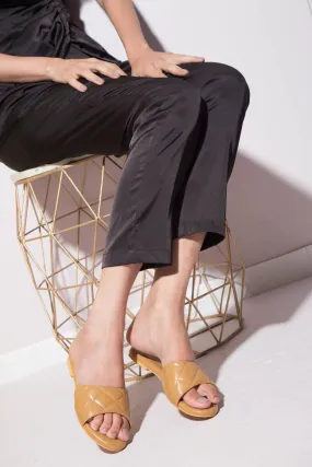 Super Cushioned Quilted Flats - Beige