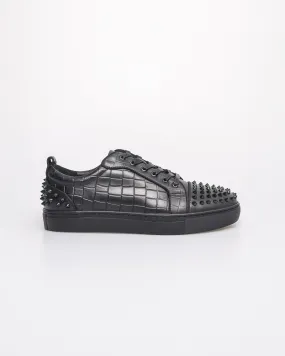 Tomaz C553A Men's Quilted Rebel Studded Sneakers