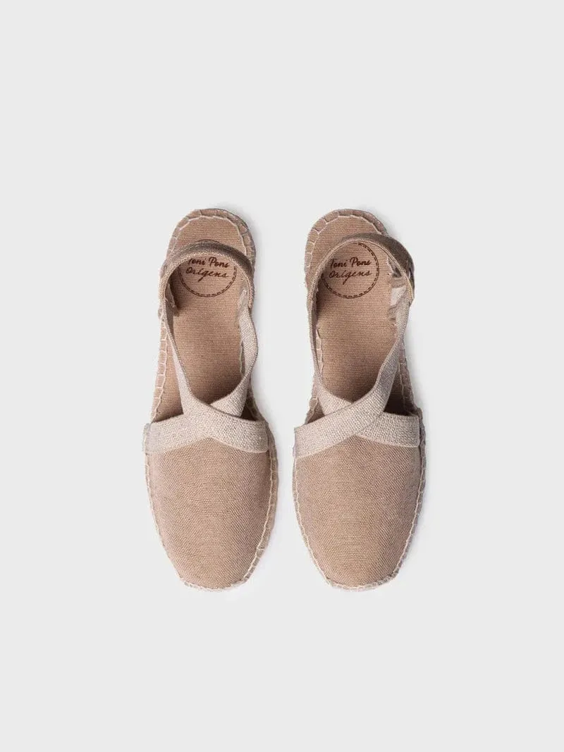Toni Pons Women's Verdi-V Flat Espadrilles- Tobacco