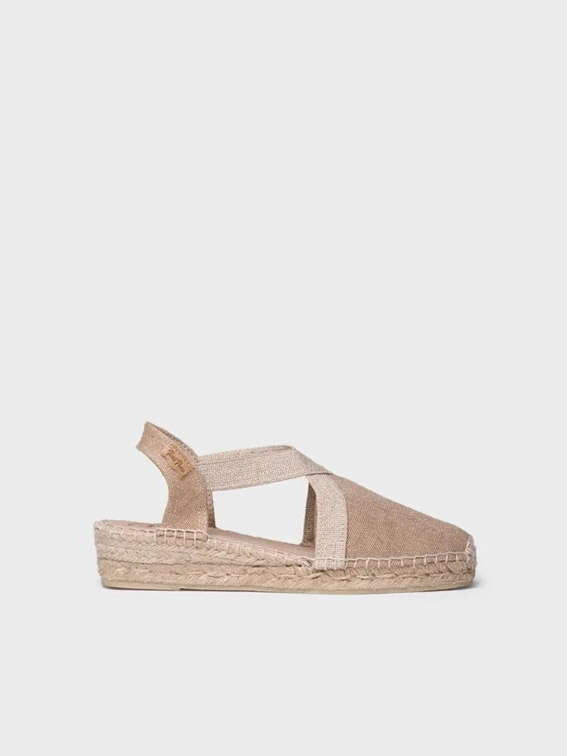 Toni Pons Women's Verdi-V Flat Espadrilles- Tobacco
