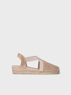Toni Pons Women's Verdi-V Flat Espadrilles- Tobacco