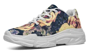 Vintage Flowers Chunky Shoes