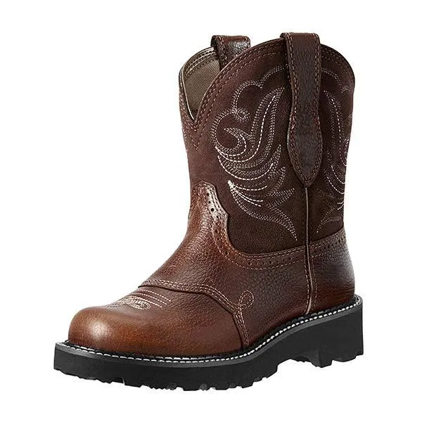 Women'S Embroidered Mid Cowboy Boots 16927330C