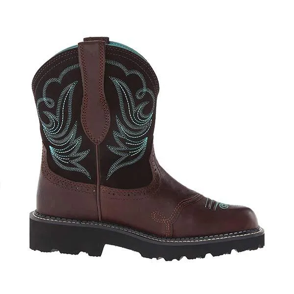 Women'S Embroidered Mid Cowboy Boots 16927330C