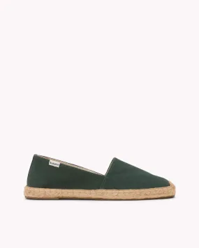 Womens_Espadrilles_The Dali Original_Canvas Colors_Forest Green